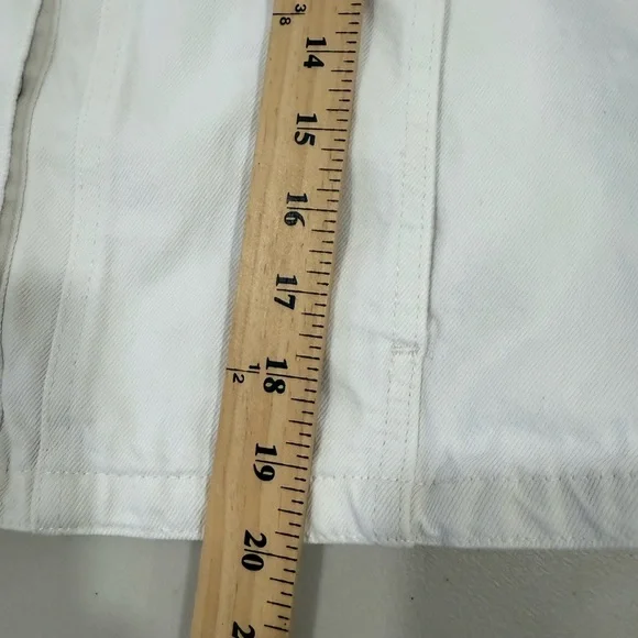 MNG Kids Girls White Denim Jacket 13–14 Years 164cm - Picture 7 of 8